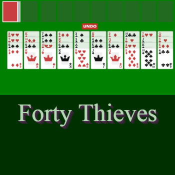 Forty Thieves Solitaire Card Online