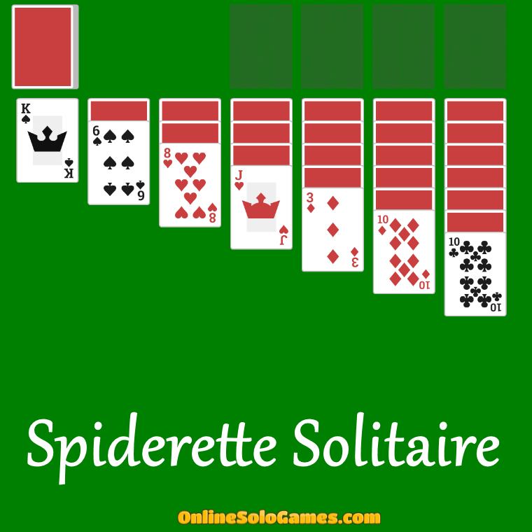 Play Spiderette Solitaire Card Game Online